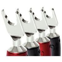 Juego de 4 conectores banana Audioquest BAN507FRS Plata/Hasta calibre 9