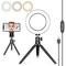 Aro de luz Led 10" VIVITAR VIVRL10KIT Negro/3 niveles de luz,Aro de luz Led  VIVITAR VIVRL8KIT Negro/3 niveles de luz,Caja de l
