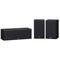 Set de bocinas YAMAHA NS-P350 Canal central 5"/bocinas para efectos (sorround) 5",Bocinas de Repisa ONKYO D-PS100B Negro /150 W