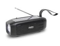 Bocina Bluetooth MISIK MS206 Negro/TWS/Carga Solar/Linterna