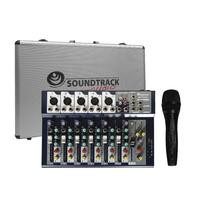 Mezcladora SOUND TRACK MX702USB 7 Canales/USB