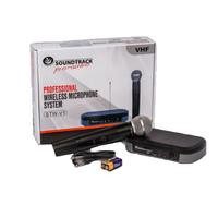 Micrófono SOUND TRACK STW-V1 Inalámbrico de mano VHF/Receptor