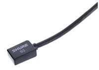 Micrófono de solapa SHURE WL93 Negro/condensador/omnidirecci