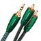 Cable RCA a 3.5mm Audio Quest EVERGO1.5MR 1.5 metros / estéreo / verde,Cable Audio Quest EVERGO1.5M 1.5M / 3.5 a 3.5 / Verde,Ca