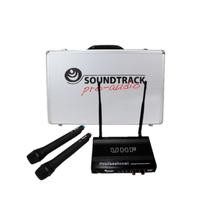 Micrófono Inalámbrico Soundtrack STW-28HU2 2 Mic. de Mano/Maletín
