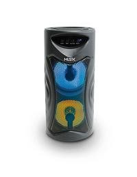 Bafle 2X4" MISIK MS209 Negro/Bluetooth/TWS/USB/SD/FM/AUX/LED