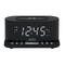 Radio reloj despertador MISIK MR486K Negro/Cargador inductivo inalámbrico/2 alarmas/USB para carga