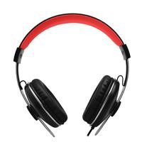 Audífonos de diadema MISIK MH600B-R Negro-Rojo/Manos libres/Alámbricos