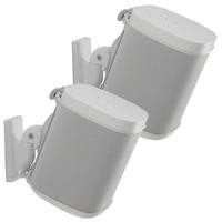 Soportes de pared giratorios SANUS WSWM22-W1 diseñados para Sonos ONE. Play: 1 / Play: 3
