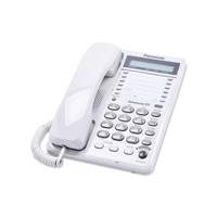 Teléfono Alámbrico PANASONIC KX-TS108MEW Blanco con Display/Puerto de Datos