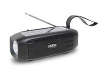 Bocina Bluetooth MISIK MS206 Negro/TWS/Carga Solar/Linterna