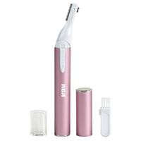 Recortadora de vello facial RCA RC-P5 Rosa-Blanco / Cepillo para limpieza