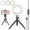 Aro de luz Led 10" VIVITAR VIVRL10KIT Negro/3 niveles de luz,Aro de luz Led  VIVITAR VIVRL8KIT Negro/3 niveles de luz,Caja de l