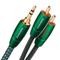 Cable RCA a 3.5mm Audio Quest EVERGO1.5MR 1.5 metros / estéreo / verde,Cable Audio Quest EVERGO1.5M 1.5M / 3.5 a 3.5 / Verde,Ca