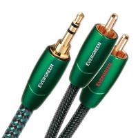 Cable RCA a 3.5mm Audio Quest EVERGO1.5MR 1.5 metros / estéreo / verde,Cable Audio Quest EVERGO1.5M 1.5M / 3.5 a 3.5 / Verde,Ca