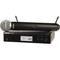 Micrófono inalámbrico SHURE BLX24R-B58 de Mano/Supercardioide/Dinámico,Micrófono inalámbrico SHURE BLX2-B58 transmisor de mano/