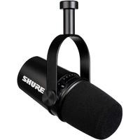 Micrófono para Podcast SHURE MV7-K Negro/modo auto level/Dinámico