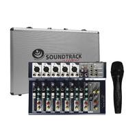 Mezcladora SOUND TRACK MX702USB 7 Canales/USB
