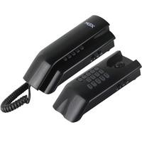 Teléfono Alambrico MISIK MT840BL Negro/Flash y Mute/Terminado brilloso