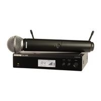 Micrófono inalámbrico SHURE BLX24R-SM58 vocal/dinámico/montaje en rack