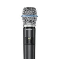 Transmisor de mano SHURE GLXD2-B87 Inalámbrico/cardioide,Transmisor de Mano SHURE GLXD2-B58 hasta 16 Hr de Uso,Sistema Receptor