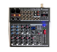 Mezcladora pasiva SOUND TRACK MX-1002U Gris/10 Ch/Bluetooth