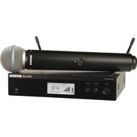 Micrófono inalámbrico SHURE BLX24R-B58 de Mano/Supercardioide/Dinámico