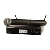 Micrófono inalámbrico SHURE BLX24R-SM58 vocal/dinámico/montaje en rack